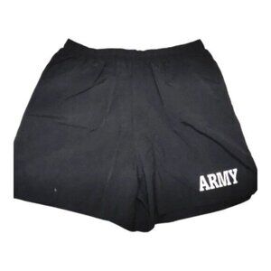 Men's ARMY Military Black Athletic Shorts Size XL EUC #3209